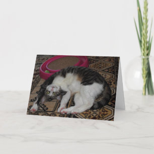 Cartão De Agradecimento Dobrar para trás