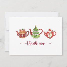 Cartão De Agradecimento Doces de Natal, Festa