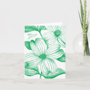 Cartão De Agradecimento Dogwood Thank You Card