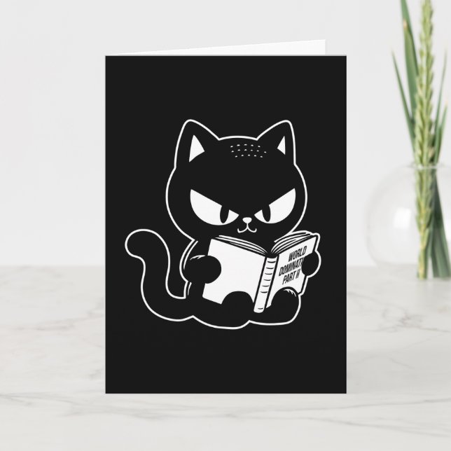 Cartão De Agradecimento Dominação Mundial 2 (Frente)