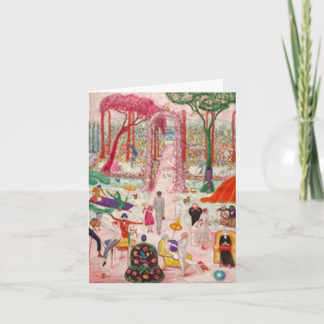 Cartão De Agradecimento Domingo à tarde no País (Frente)