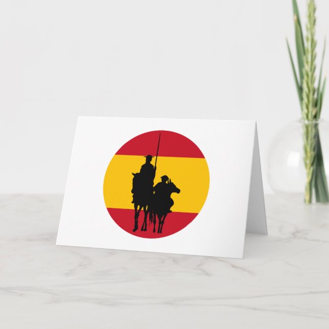 Cartão De Agradecimento Don Quixote 2 (Frente)