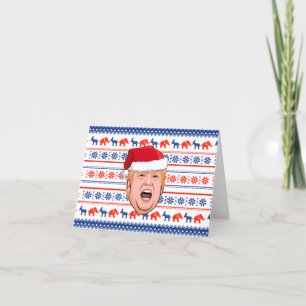 Cartão De Agradecimento DONALD TRUMP Christmas