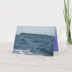 CARTÃO DE AGRADECIMENTO DONATION THANK YOU CARD