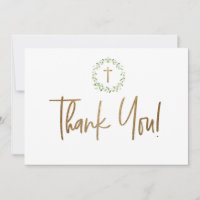 Dourada cruz verde aquarela primeira comunhão