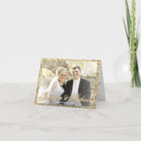 Dourado de Fotografias Personalizadas Adicione Nom