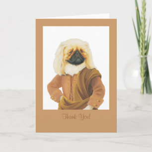 Cartão De Agradecimento DR.090 Pekingese, Obrigado!