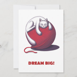Cartão De Agradecimento Dream Big