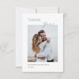 Cartão De Agradecimento Dusty Pink Boho  Flowers Thank You Card