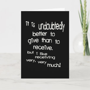 Cartão De Agradecimento É Sem Dúvida Melhor Dar Do Que Receber