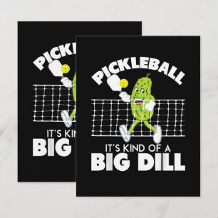 Cartão De Agradecimento É uma Grande Dill - Remo de Pickleball Engraçado