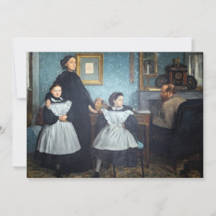 Cartão De Agradecimento Edgar Degas - A Família Bellelli