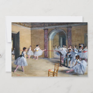 Cartão De Agradecimento Edgar Degas - Foyer de Dança, Ópera rue Le Peletie