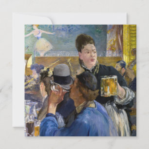 Cartão De Agradecimento Edouard Manet - Canto de um Café-Concerto