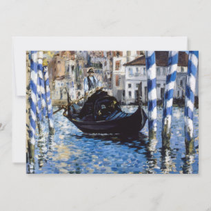 Cartão De Agradecimento Edouard Manet - Grande Canal, Veneza