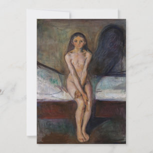 Cartão De Agradecimento Edvard Munch - Puberdade