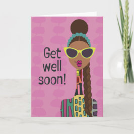 Cartão De Agradecimento Ei, Gurl, vai logo.