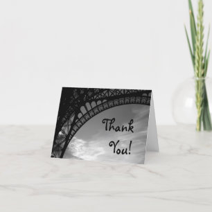 Cartão De Agradecimento Eiffel Tower Thank You Cards