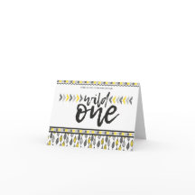 Ele é um selvagem Primeiro Aniversário Obrigado No