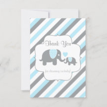 Elefantes brancos, azuis e Cinzas - Obrigado