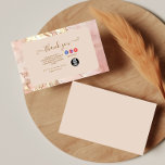 Cartão De Agradecimento Elegant Blush Marble Gold Professional<br><div class="desc">A sophisticated branding design featuring soft blush marble textures with luxurious gold veining. The elegant stone pattern creates a refined, feminine aesthetic while maintaining a clean and professional look. Perfect for entrepreneurs, beauty professionals, creatives, and boutique brands who want a modern yet timeless visual identity with a touch of luxury....</div>