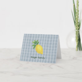 Cartão De Agradecimento Elegant Esrog