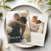 Elegant Modern Photo Wedding