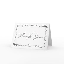 Elegante Arco Desenhado à Mão Doodle Chic Chá de N