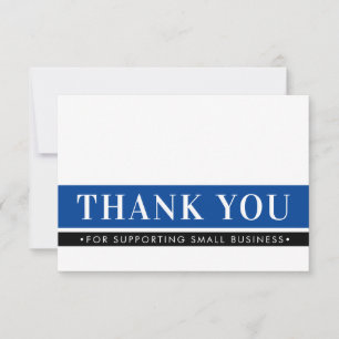 Cartão De Agradecimento ELEGANTE EMPRESA OBRIGADO VOCÊ PEDIR para inserir 
