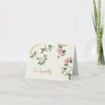 Elegante Floral Chinoisorie de Aquarela de Condolê