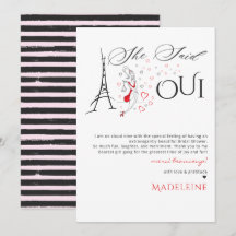 Elegante Francesa Parisiense Ela Disse Sim Chá de 