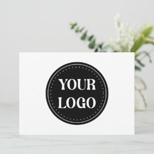 Cartão De Agradecimento elegante, moderno, refinado e editável.