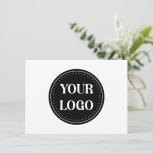 Cartão De Agradecimento elegante, moderno, refinado e editável.