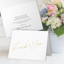 Elegante moderno script simples dourado