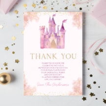 Elegante Princesa Real Castelo Chá de Bebê