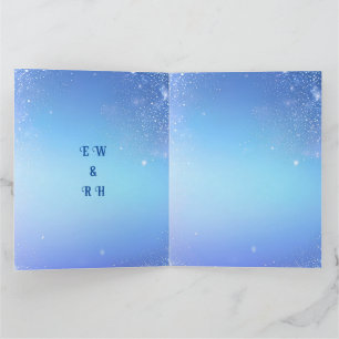 Cartão De Agradecimento Elegante Sparkle Wedding