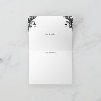 Cartão de Agradecimento Elegante - Texto Personali