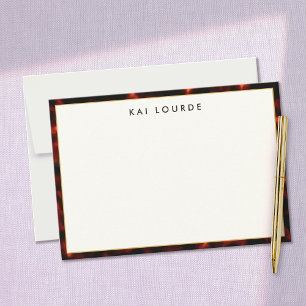 Cartão De Agradecimento Elegante TortoisesInferno