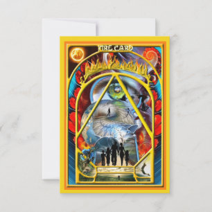 Cartão De Agradecimento Elemento do Design da placa de fogo