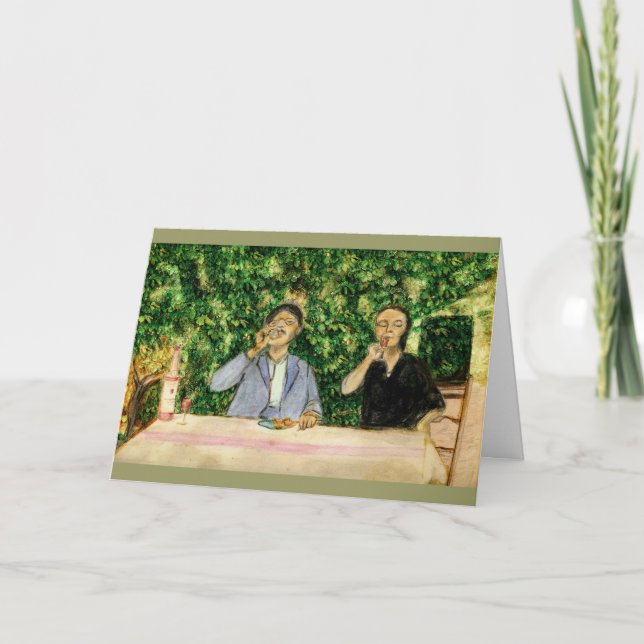 Cartão De Agradecimento Elogios (em 10 línguas diferentes) (Frente)