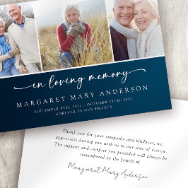 Cartão De Agradecimento Em memória de amor | Fotografias do Marinho Simpat