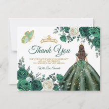Emerald Green Vrizes Quinceañera Dourada Crown
