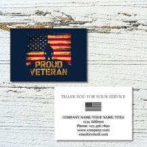 Empresa Bandeira dos EUA Orgulhoso Veterano Agrade