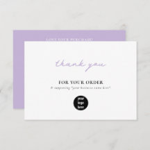 Empresa roxa Obrigado Logotipo Mídia social