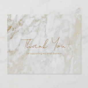 Cartão de Agradecimento Empresarial Orçamento Márm