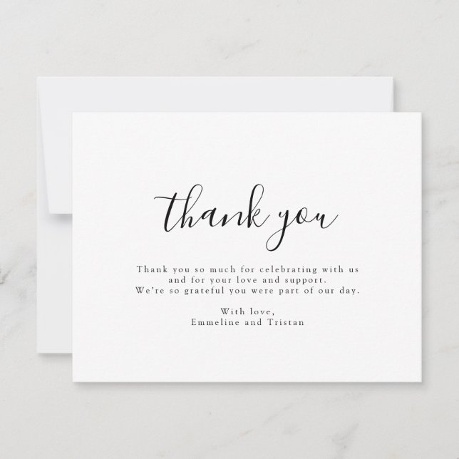 Cartão De Agradecimento Enchanted Forest Hanging Lanterns Wedding (Frente)