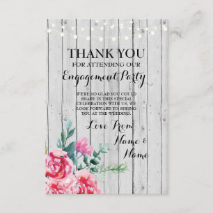 Cartão de Agradecimento Encontro Casamento Madeira