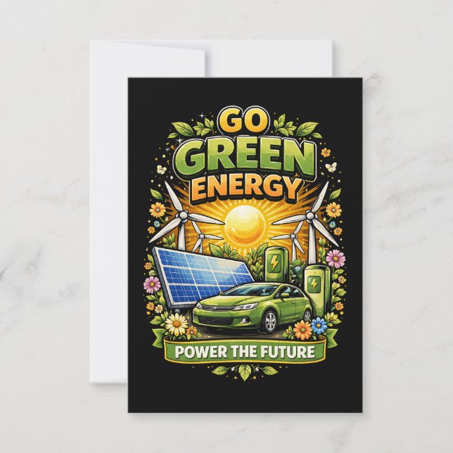 Cartão De Agradecimento Energize o Futuro (Frente)