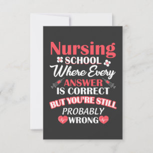 Cartão De Agradecimento Enfermagem   Enfermeiro de Estudantes Escolares