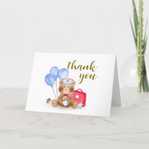 Enfermeira Cub Doutor Teddy Bear Balão Chá de fral